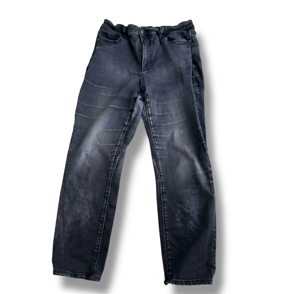 Lands’ end mid rise black ankle jeans
